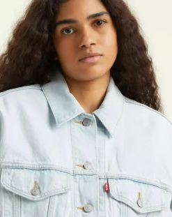 Femme Levi's® Veste en Jean 90'S Trucker bleu clair