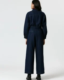 Femme The Korner Veste en jean Salomé bleue