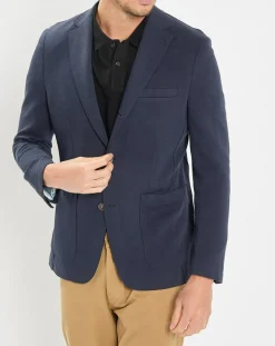 Marc O'Polo Veste en jersey regular fit bleu marine