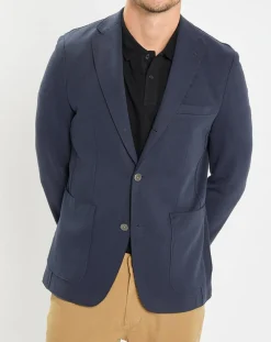 Marc O'Polo Veste en jersey regular fit bleu marine