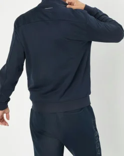 Homme Hackett London Veste en Jersey Smart bleu marine