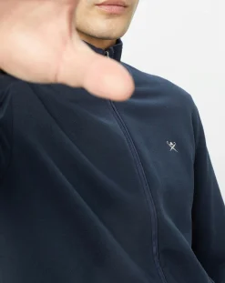 Homme Hackett London Veste en Jersey Smart bleu marine