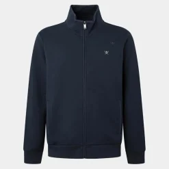 Homme Hackett London Veste en Jersey Smart bleu marine