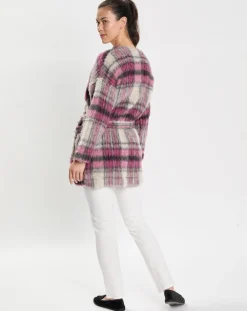 Sale Le Chat Veste en Laine & Mohair mélangés Ouate multicolore