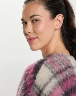 Sale Le Chat Veste en Laine & Mohair mélangés Ouate multicolore