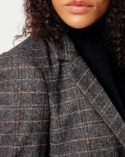 Femme See u Soon Veste en Laine mélangée Ava noire