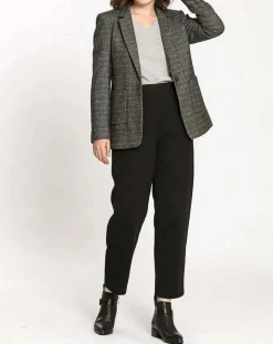 Femme See u Soon Veste en Laine mélangée Ava noire