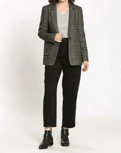 Femme See u Soon Veste en Laine mélangée Ava noire