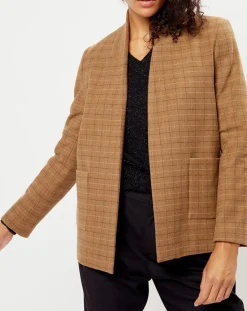 Femme See u Soon Veste en Laine mélangée Eloise beige