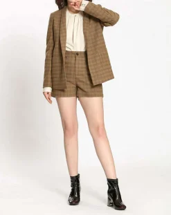 Femme See u Soon Veste en Laine mélangée Eloise beige