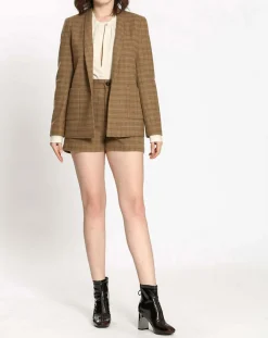 Femme See u Soon Veste en Laine mélangée Eloise beige