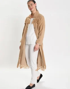 New Le Chat Veste en Laine mélangée Foehn beige