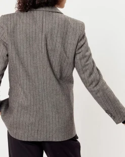 Outlet See u Soon Veste en Laine mélangée Lilou grise