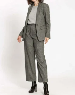 Outlet See u Soon Veste en Laine mélangée Lilou grise