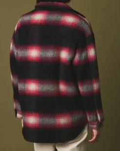 Femme Hartford Veste en Laine mélangée Vara fushia/noir