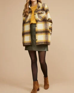 Outlet Harris Wilson Veste en Laine mélangée Velours côtelé Evy camomille