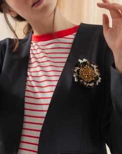 Best Chloé Stora Veste en Laine mélangée Vezuve bleu marine