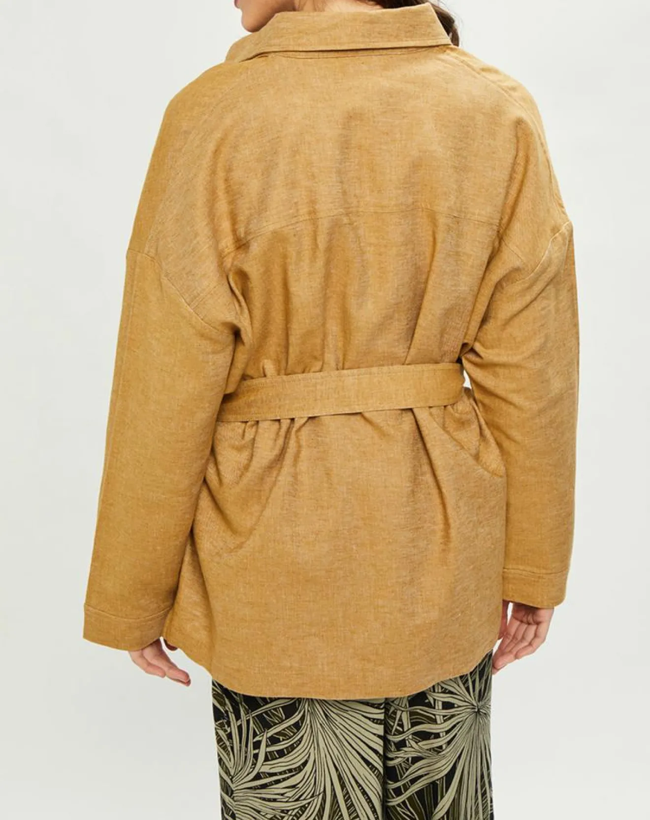 Femme Harris Wilson Veste en Lin & Coton Curtis muscade