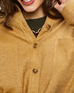 Femme Harris Wilson Veste en Lin & Coton Curtis muscade