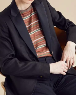 Femme Chloé Stora Veste en Lin mélangé Victoire noire