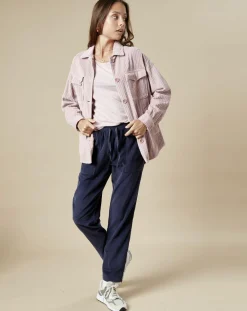 Clearance Hartford Veste en Velours côtelé Vara rosewood