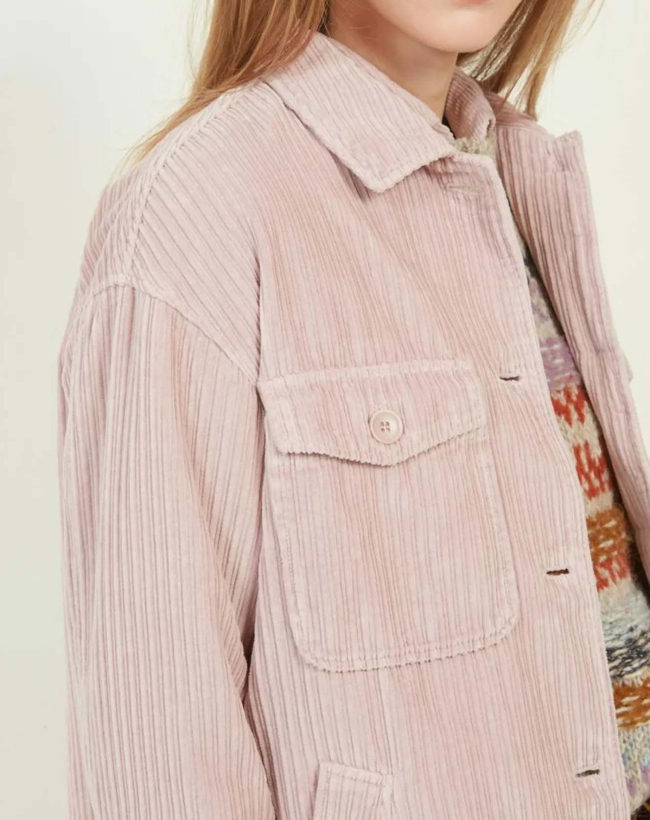 Clearance Hartford Veste en Velours côtelé Vara rosewood