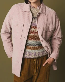 Clearance Hartford Veste en Velours côtelé Vara rosewood