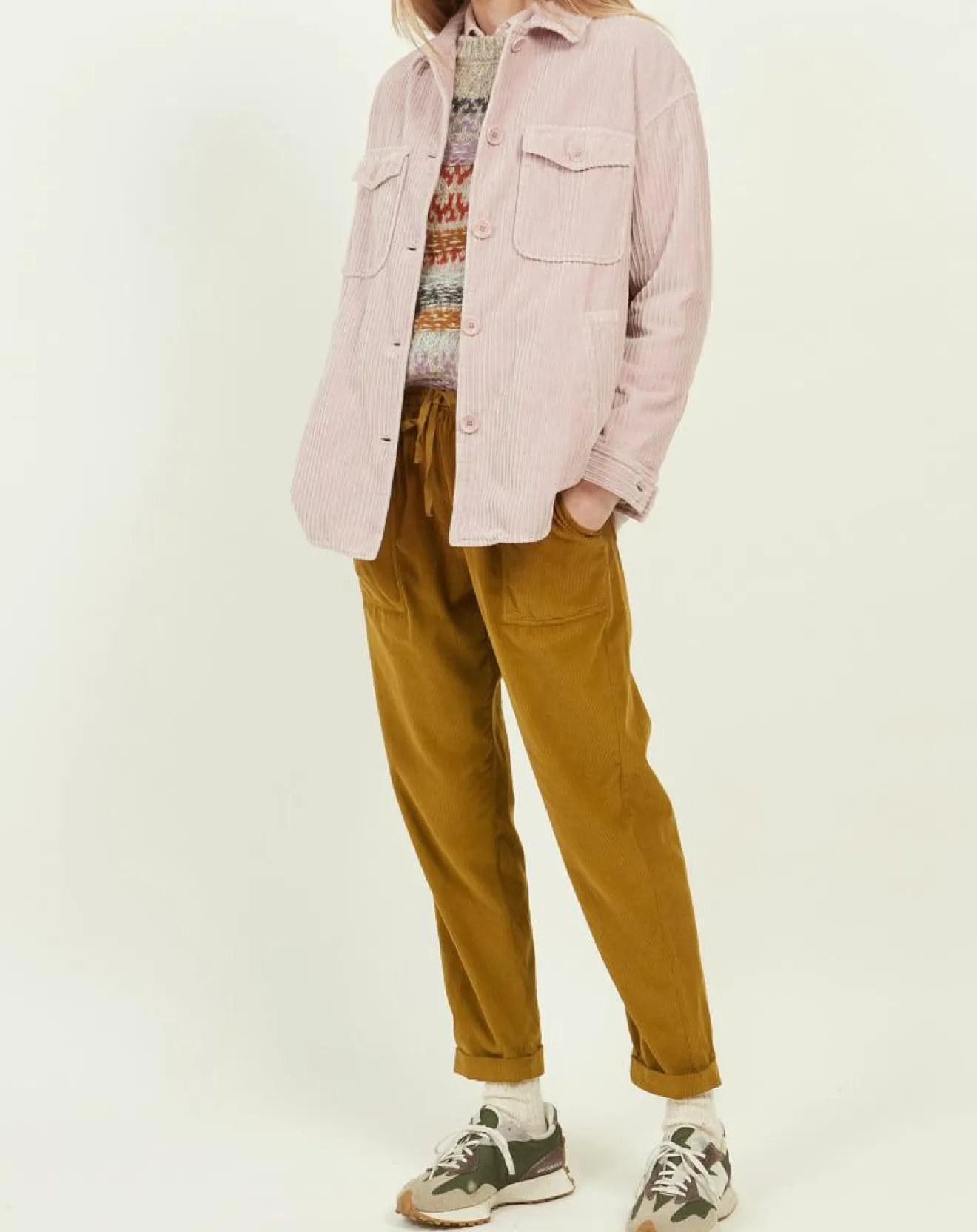 Clearance Hartford Veste en Velours côtelé Vara rosewood