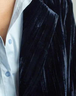 Femme Lauren Vidal Veste en Velours Lizy nuit