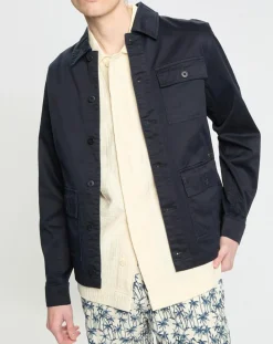 Online Scotch & Soda Veste Field bleu marine