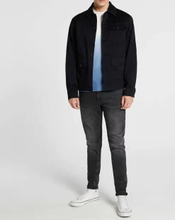 Online Scotch & Soda Veste Field bleu marine