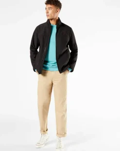 Dockers Veste Full Zip Standcollar noire