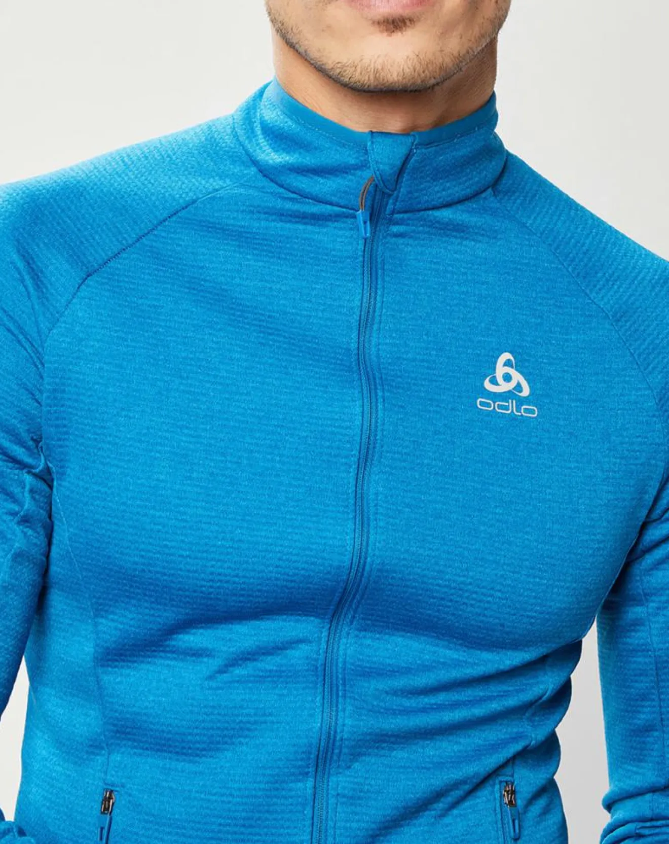 Homme Odlo Veste intermédiaire technique Proita bleue