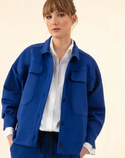 Discount Indies Veste Lanae indigo