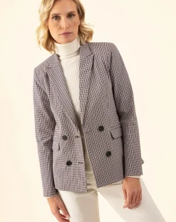 New Indies Veste Laurel pied e poule