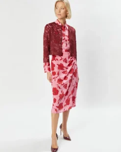 Femme MaxMara Veste Lecco bordeaux