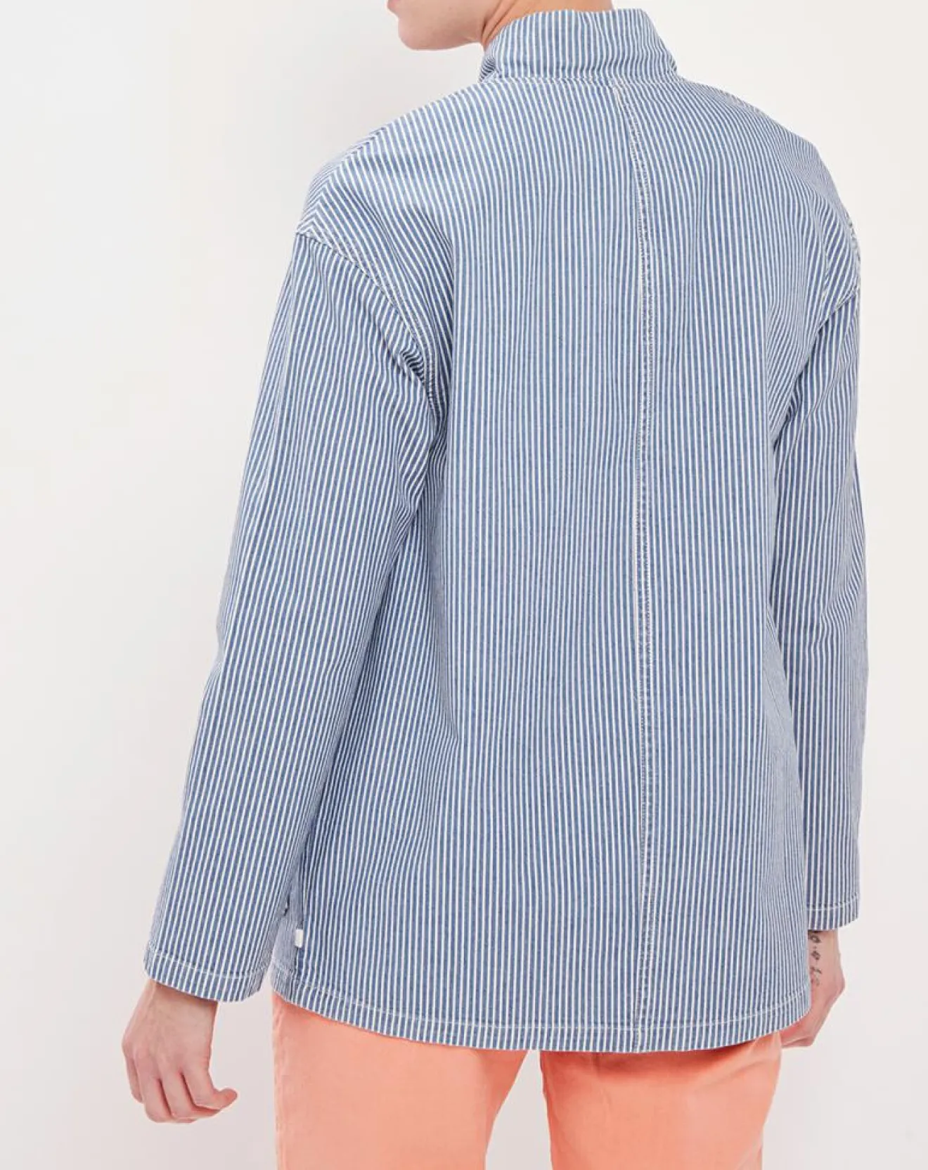 Femme Harris Wilson Veste Loanie rayée azur