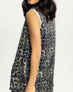 Best Lauren Vidal Veste Lou imprimée bleu/crème