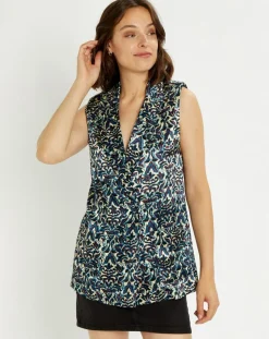 Best Lauren Vidal Veste Lou imprimée bleu/crème