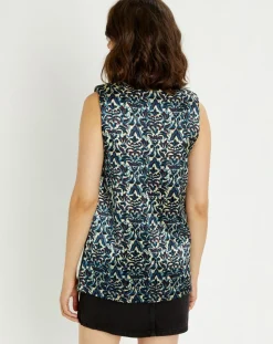 Best Lauren Vidal Veste Lou imprimée bleu/crème