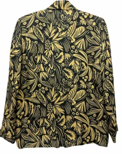 Femme See u Soon Veste Louise satinée imprimée jaune