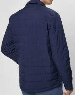 Homme Dockers Veste Ltwt Padded Recycled Street bleu marine