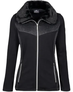 Sale Duvillard Veste Manon D fausse fourrure noire