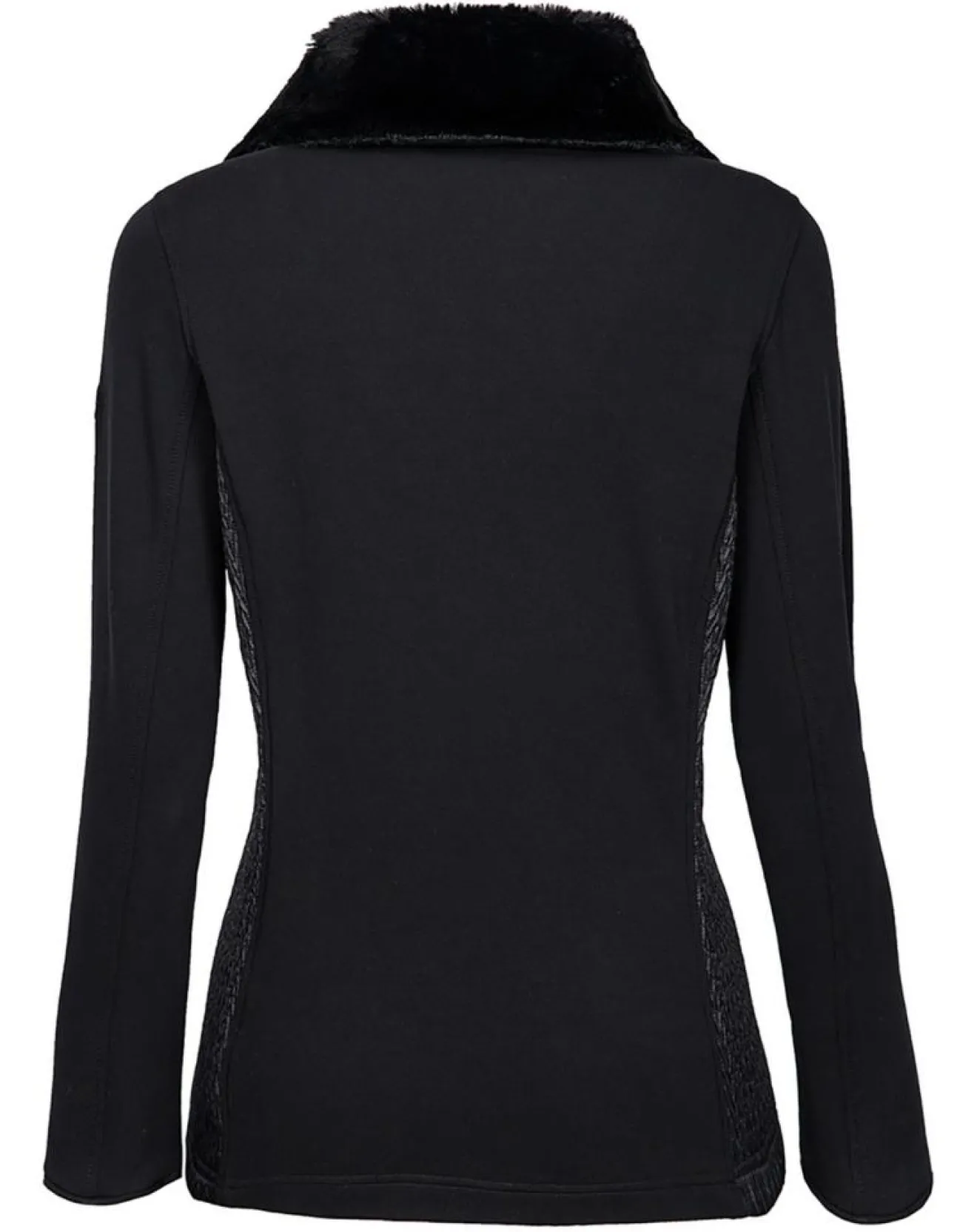 Sale Duvillard Veste Manon D fausse fourrure noire