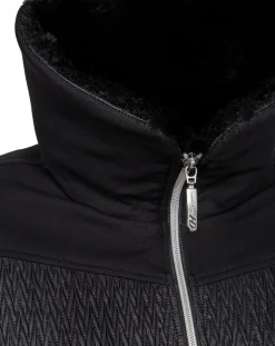 Sale Duvillard Veste Manon D fausse fourrure noire