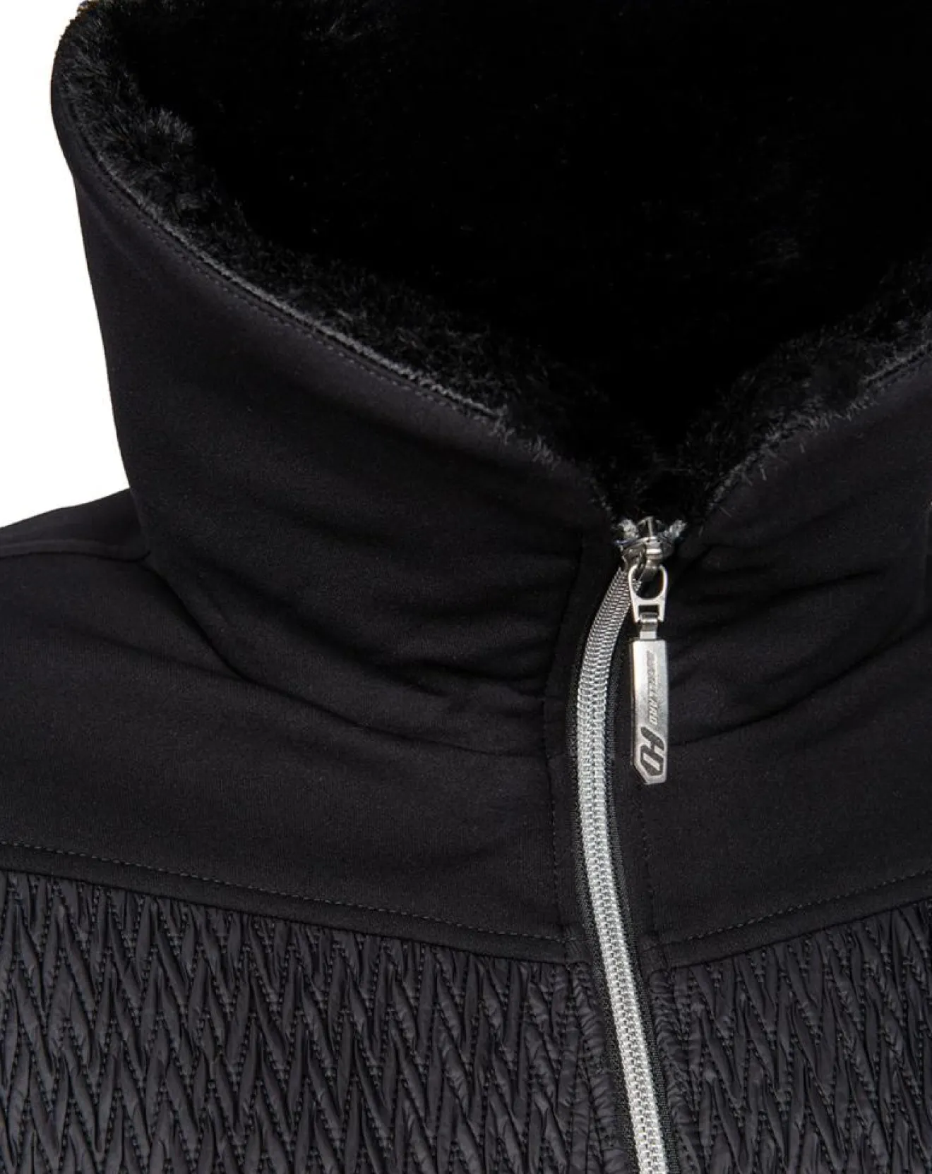 Sale Duvillard Veste Manon D fausse fourrure noire