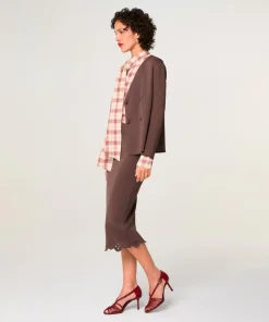 Clearance Rodier Veste Marilyn marron écorce