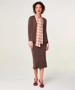 Clearance Rodier Veste Marilyn marron écorce