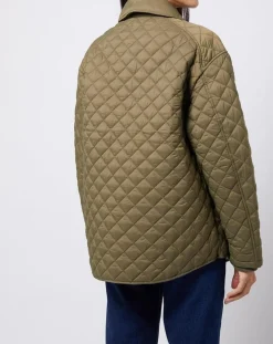 Sale Esprit Veste matelassée light coupe ample type chasse kaki