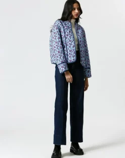 Discount The Korner Veste matelassée Marina bleue